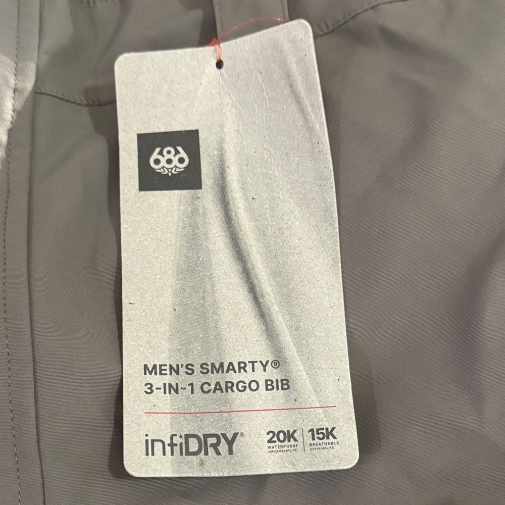 686 Men’s 3 in 1 Cargo Bib - XXL NWT - Picture 6 of 8